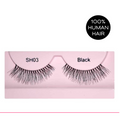 Glamgals Hollywood-U.S.A Stylish Black Soft Thick Reusable False Eye Lashes For Women - SH03