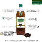 Healthy Fibres Cold Pressed Gingelly Oil - Distacart