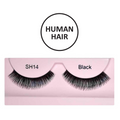 Glamgals Hollywood-U.S.A Stylish Black Soft Thick Reusable False Eye Lashes - SH14