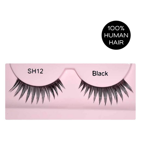 Glamgals Hollywood-U.S.A Stylish Black Soft Thick Reusable False Eye Lashes For Women - Limited Time Offer