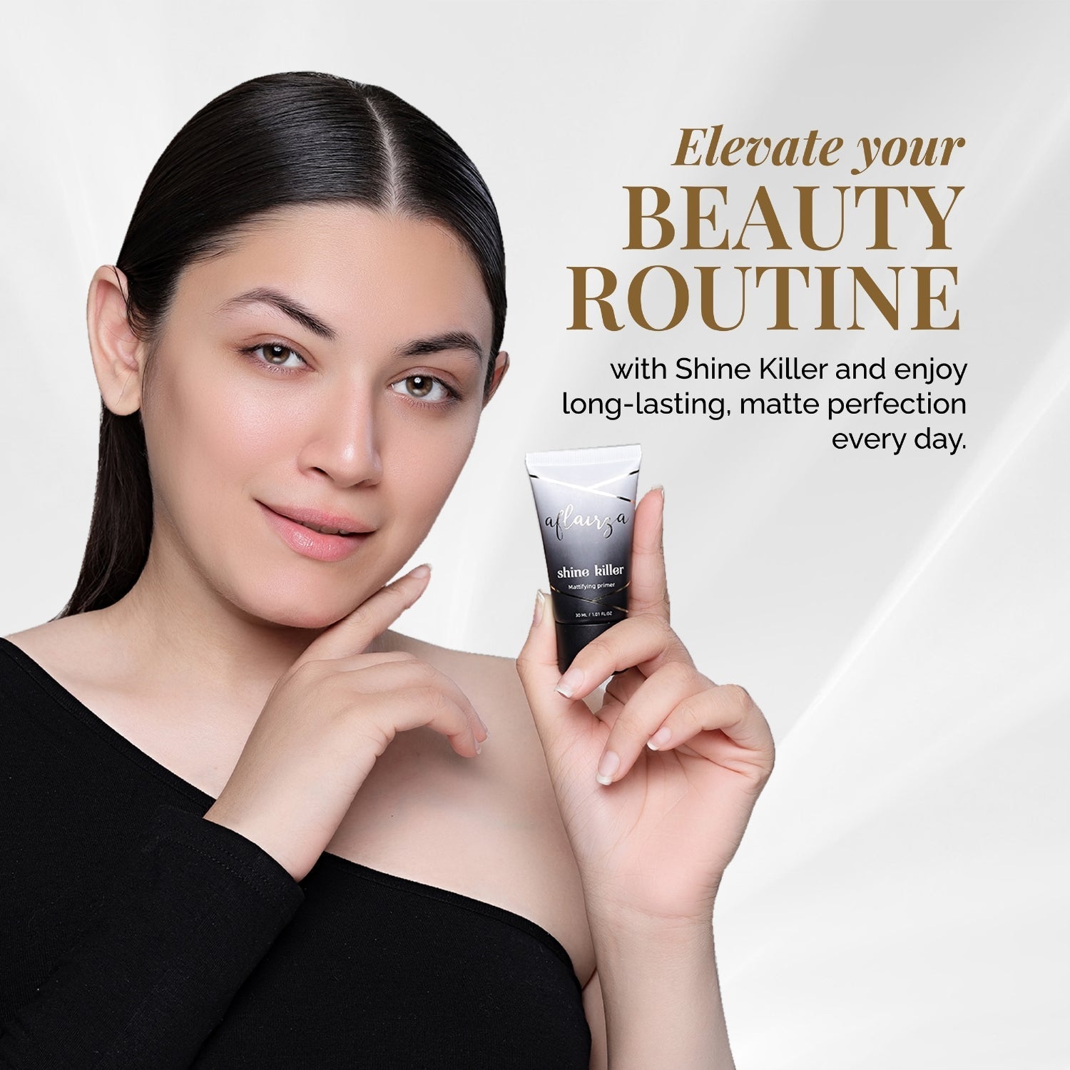 Aflairza Shine Killer Mattifying Primer-Perfect Makeup Base for Oily & Combination Skin