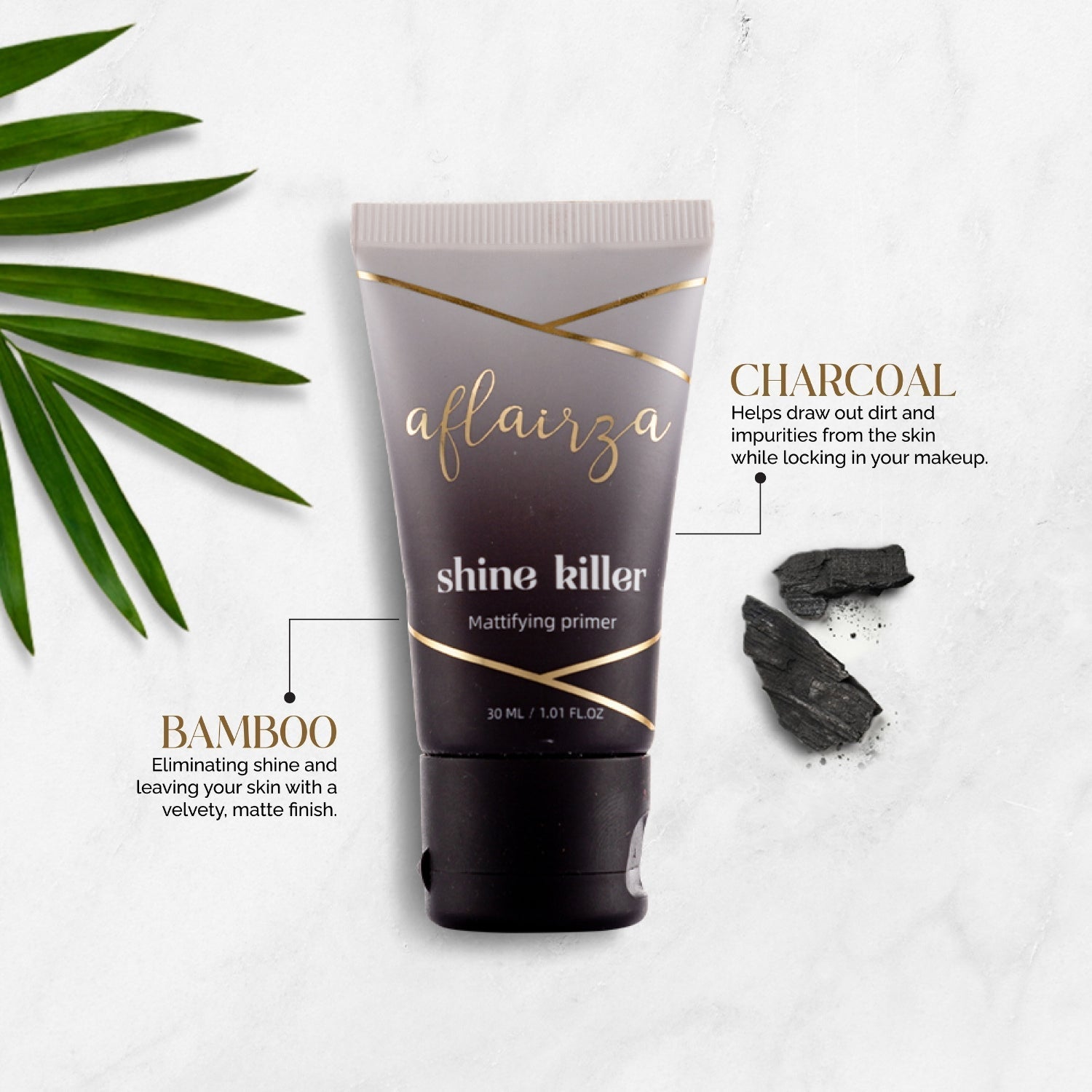 Aflairza Shine Killer Mattifying Primer-Perfect Makeup Base for Oily & Combination Skin