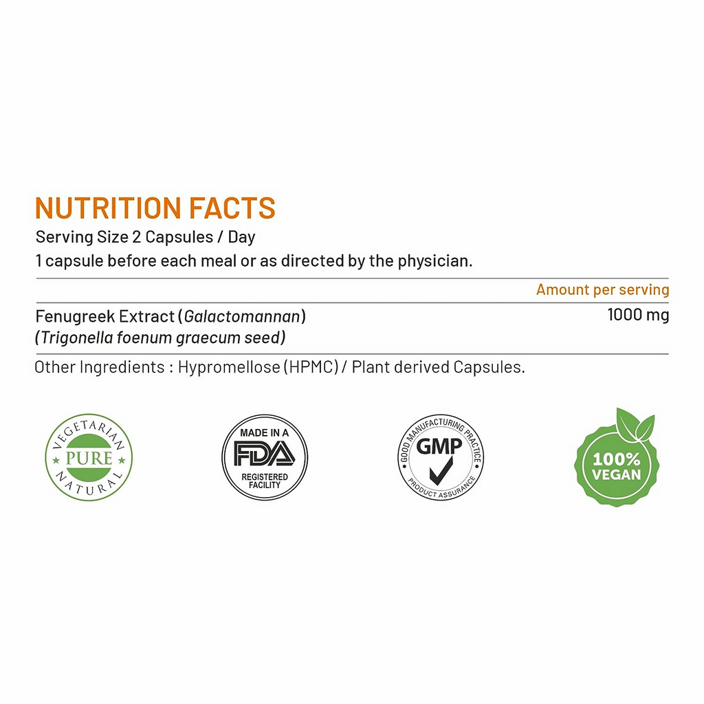 Bliss Welness Fenugreek Extract Capsules - Distacart