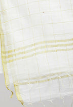 Mominos Fashion Moeza Women's Cotton Zari Box White Dupatta - Distacart
