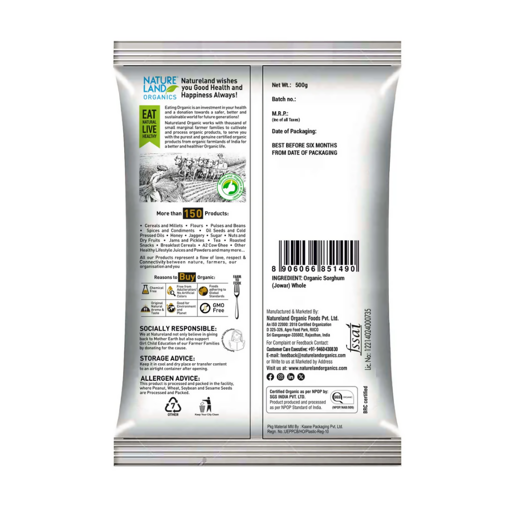 Nature Land Organics Sorghum Flour