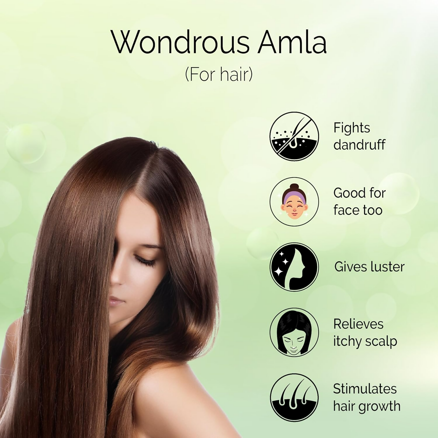 Pyoura Pure Amla Powder 100% Natural Hygienically Dried Mask For Hair Growth & Healthy Scalp
