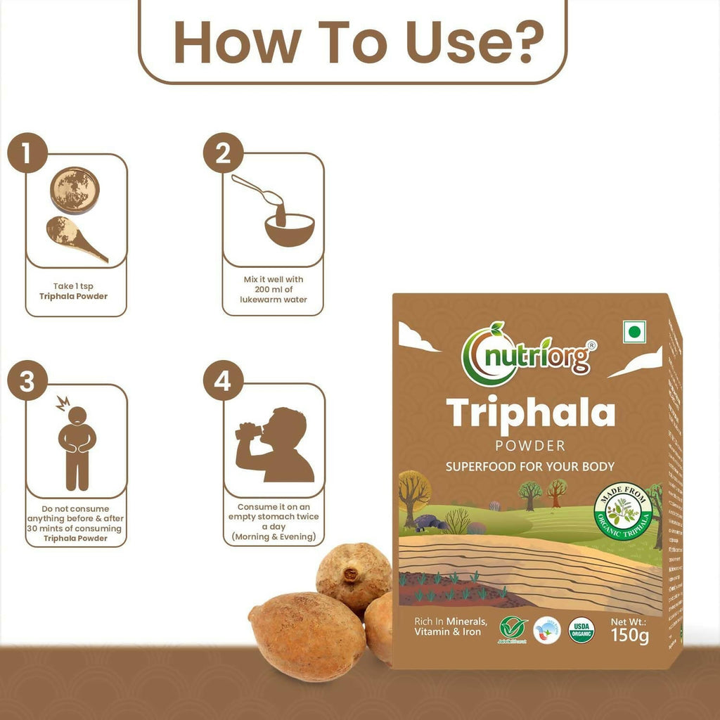 Nutriorg Triphala Powder - Distacart