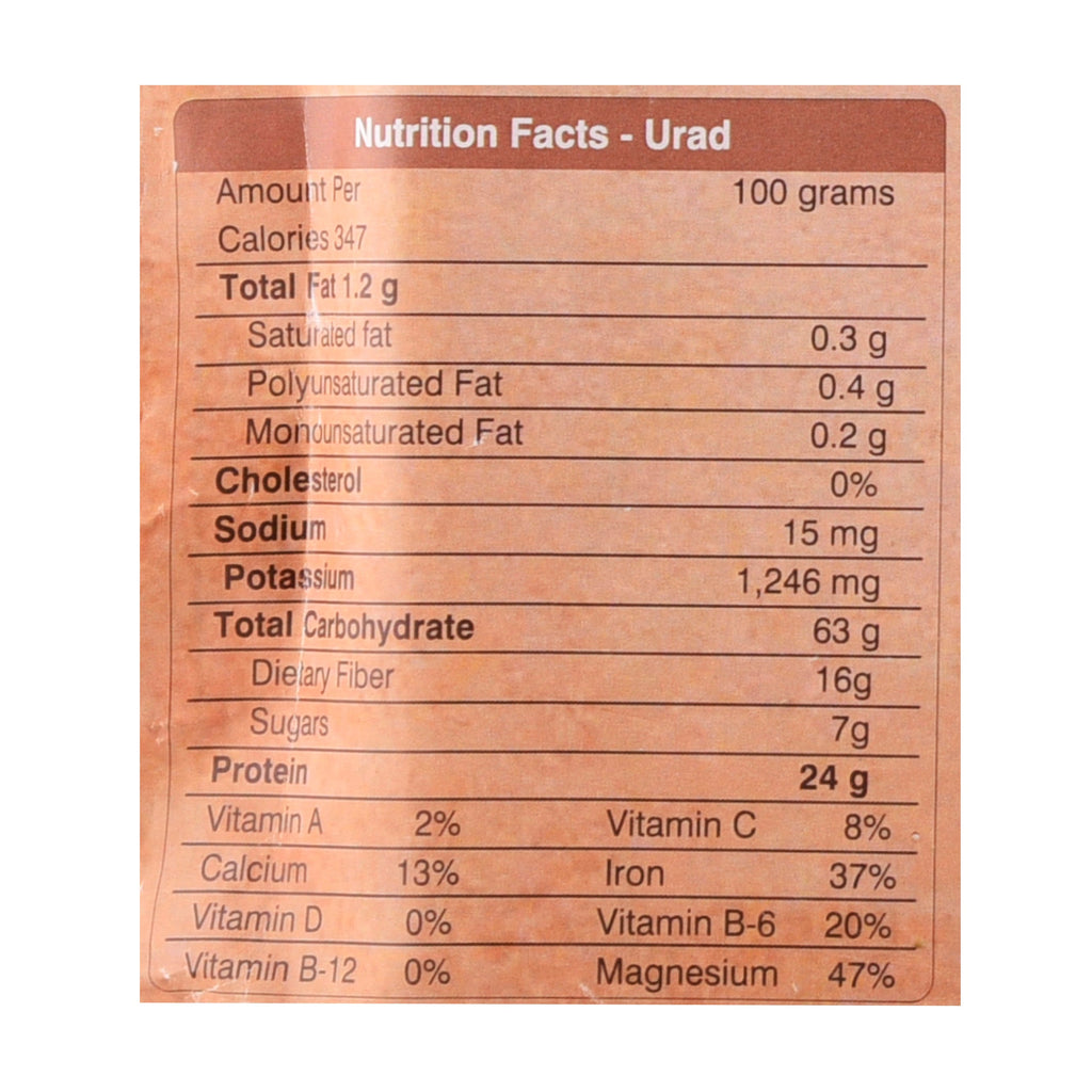 Organic Wellness Urad Dal Whole - Distacart