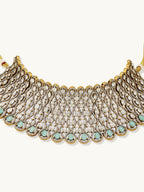 Nuyug 22k Gold-Plated Zircon Choker Set