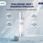 AHC Hyaluronic Dewy Radiance Emulsion Lightweight Moisturizer - Korean skincare