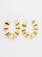 NVR Women Gold-Plated Contemporary Drop Earrings - Distacart