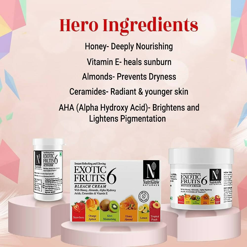 NutriGlow Natural’s Exotic Fruit Bleach Cream