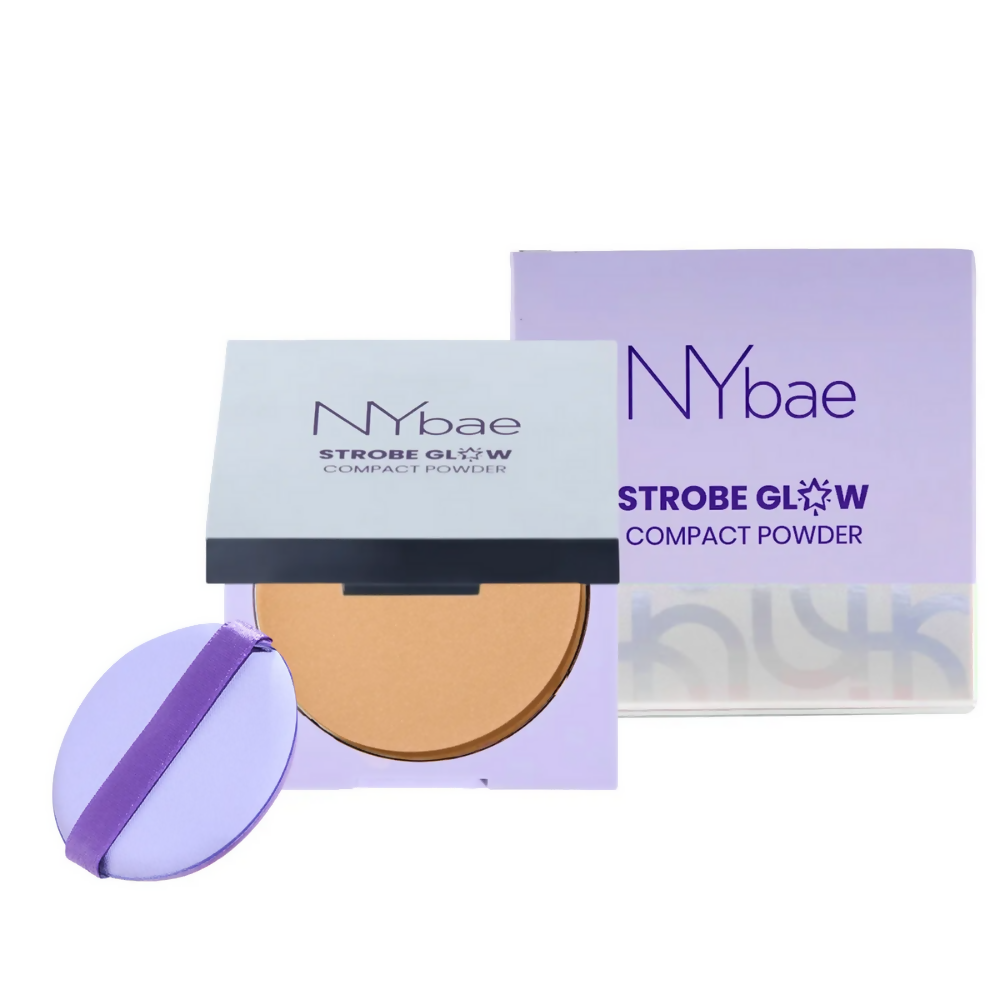 NY Bae Strobe Glow Compact Powder – Soft Gold 03 - Distacart