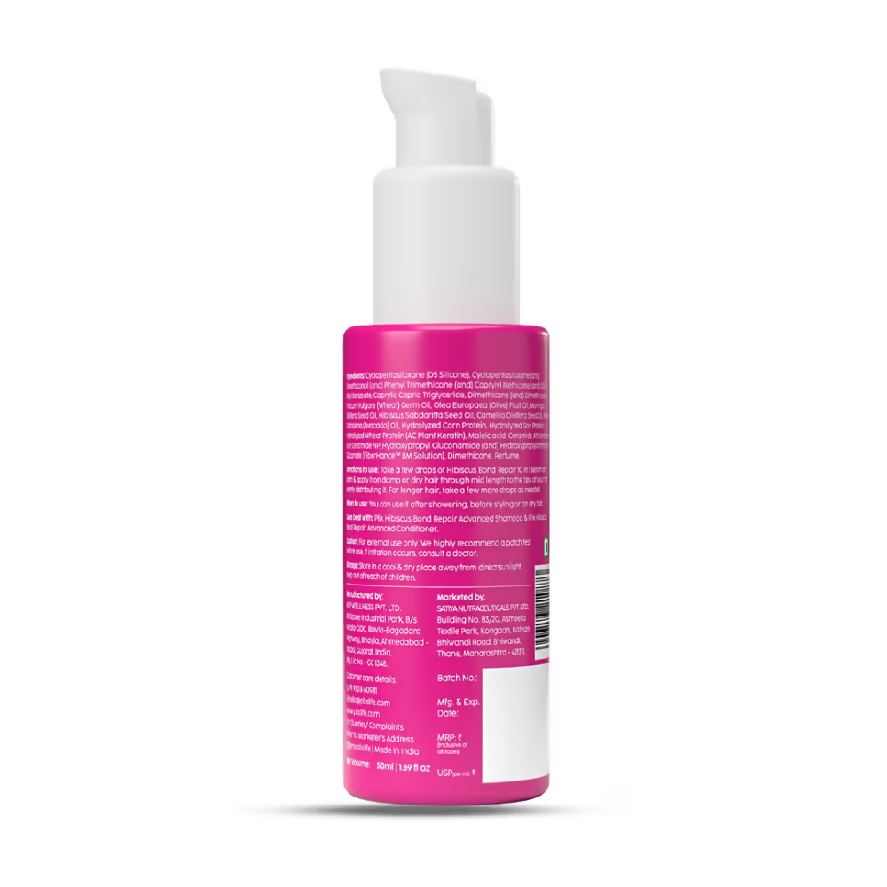 PLIX The Plant Fix Hibiscus Bond Repair 10-In-1 Hair Serum - Distacart