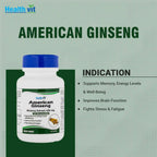 Healthvit American Ginseng Capsules - Distacart