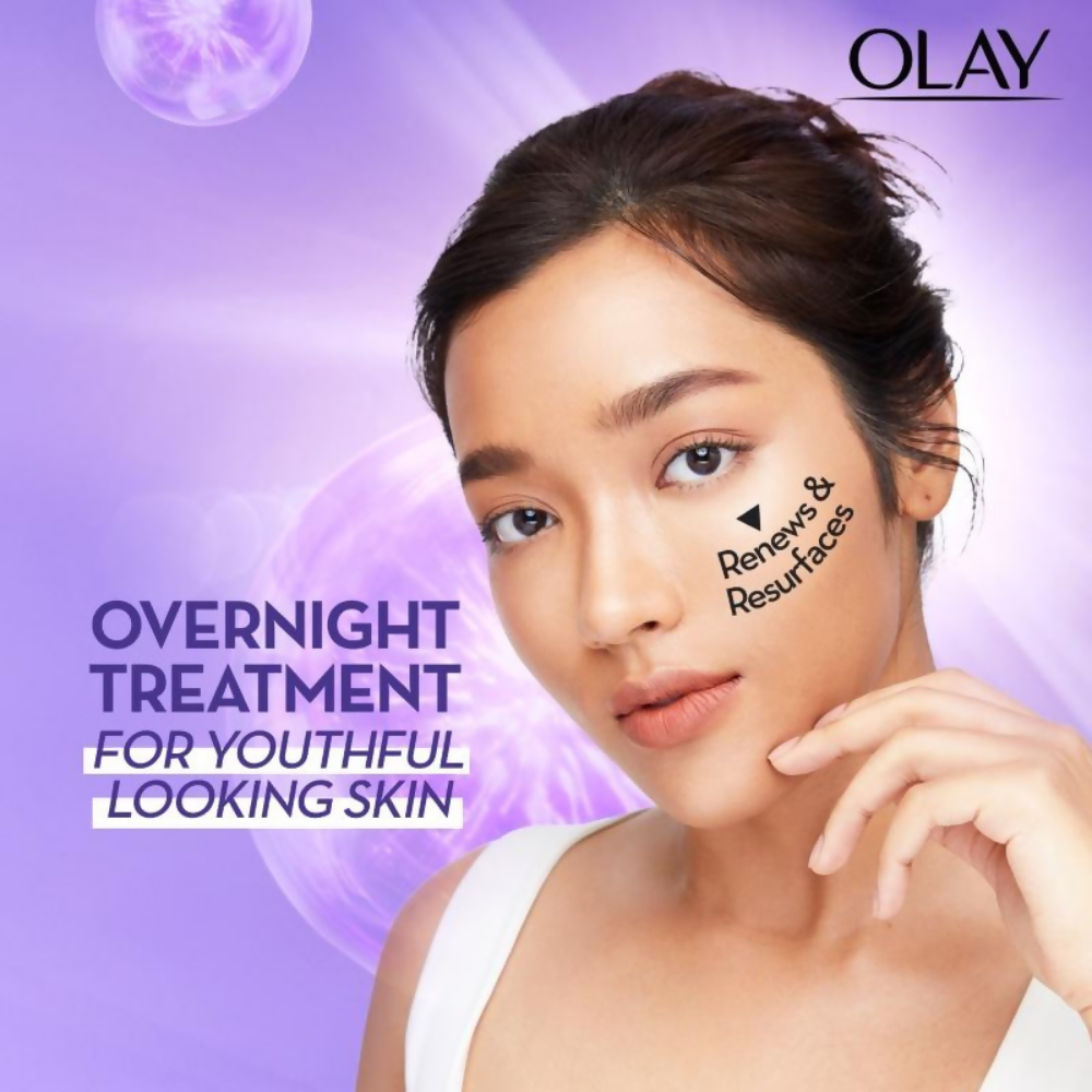 Olay Retinol Kit For Overnight Repair - Serum With Free Cleanser