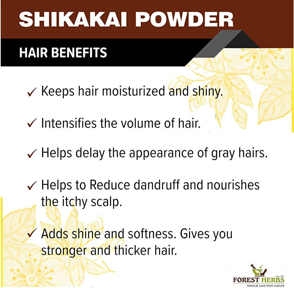 Forest Herbs 100% Natural Organic Amla, Reetha, Shikakai Powder Combo