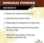 Forest Herbs 100% Natural Organic Amla, Reetha, Shikakai Powder Combo
