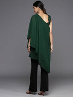 Ahalyaa Women's Traditional wear Tunic - Dark Green
