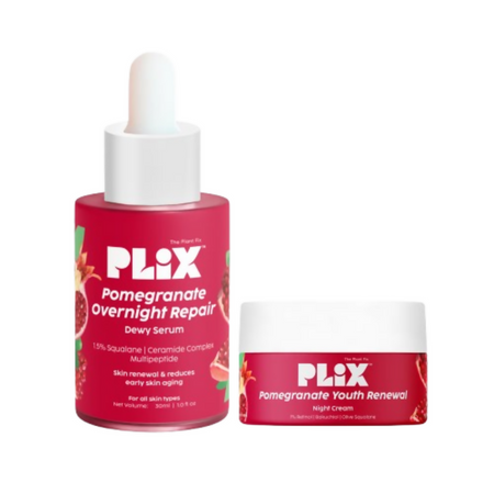 PLIX The Plant Fix 0.6% Retinol Dewy Serum & Anti Ageing Night Cream