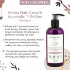 Glamveda Onion Hair Growth Ayurvedic 7 In One Shampoo