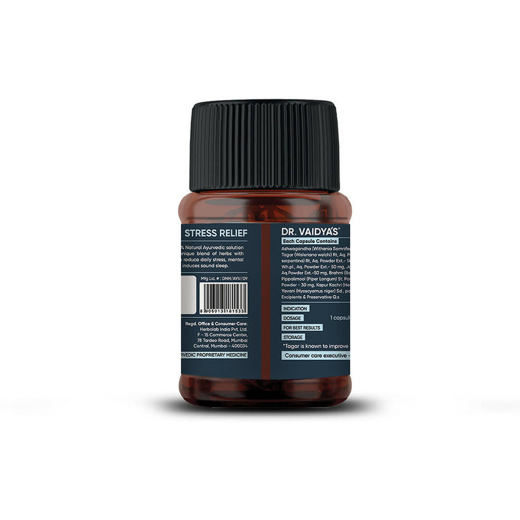 Dr. Vaidya's Stress Relief Capsules - Distacart