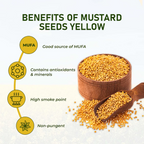 Nature Land Organics Mustard Yellow