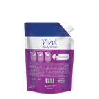 Vivel Fragrant Body Wash Lavender & Almond Oil Moisturizing Shower Gel Supersaver Refill Pack