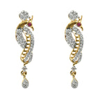 Mominos Fashion Johar Kamal Silver-Plated American Diamond Choker Set - Distacart