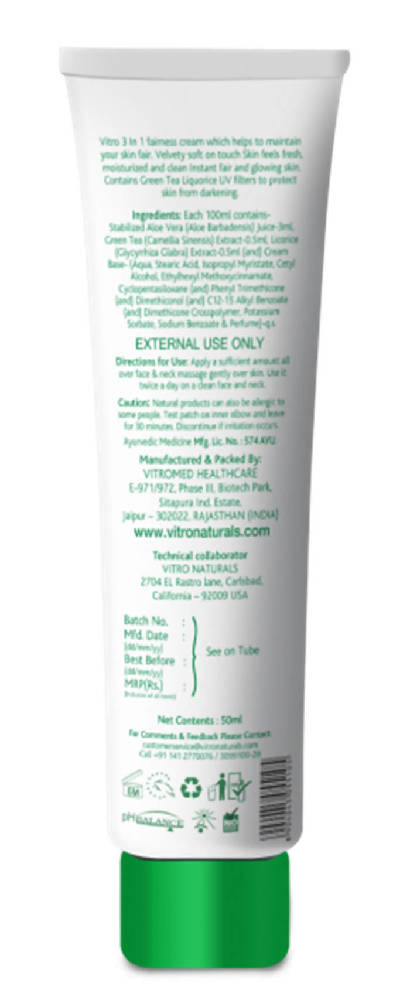 Vitro Naturals 3 in 1 UV++ Protection