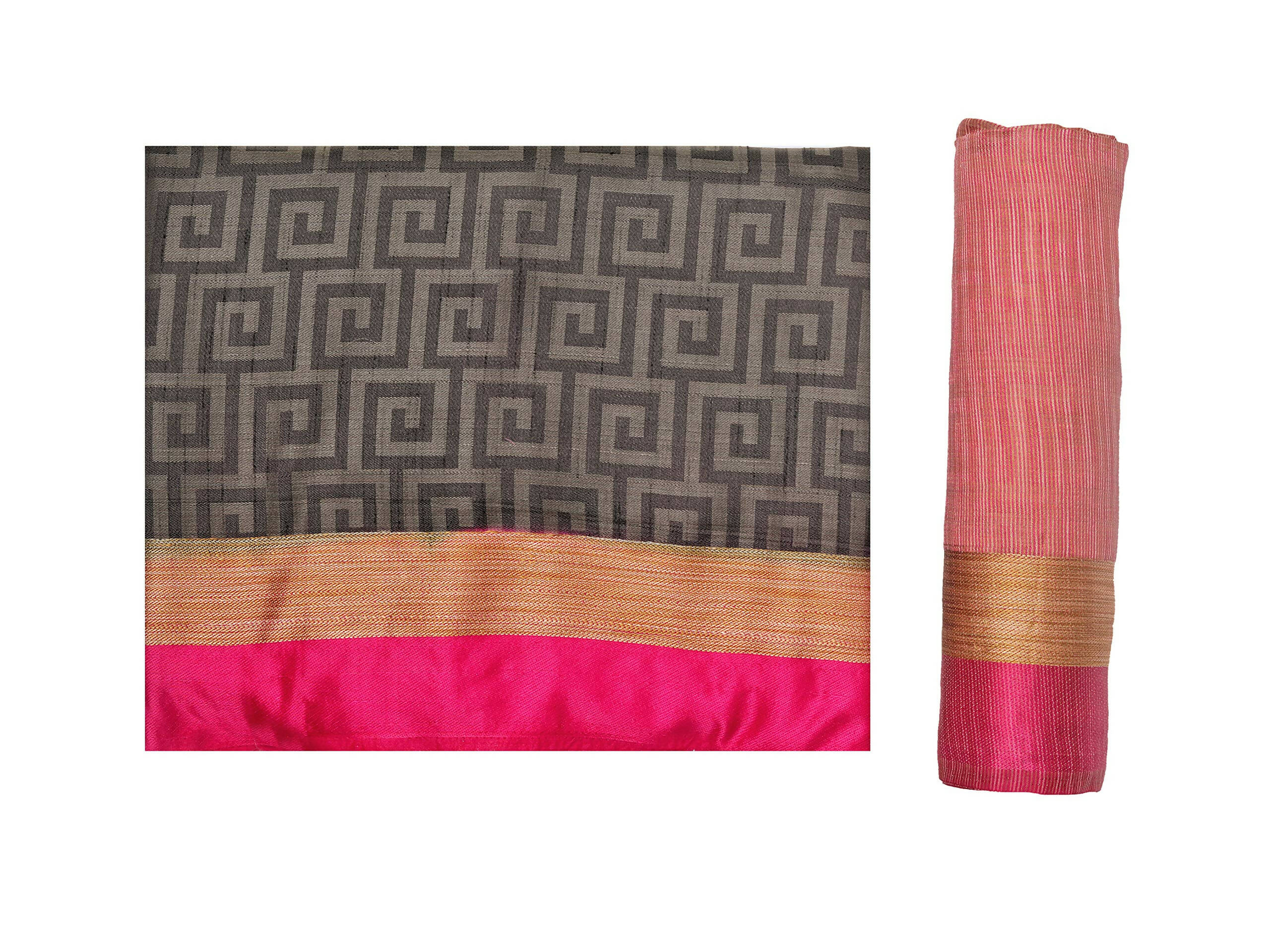 Mimosa Women's Banarasi Silk Black Saree - Distacart