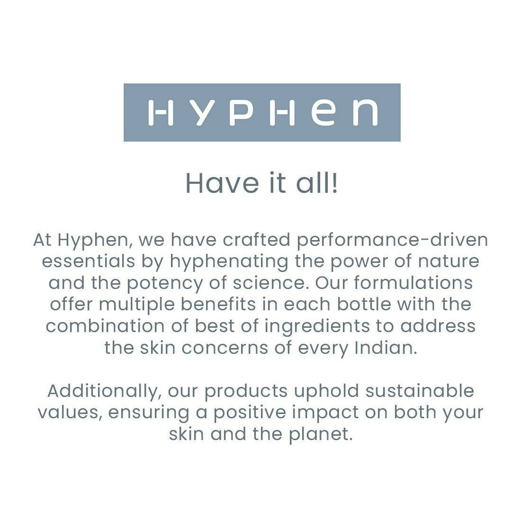 Hyphen By Kriti Sanon Advanced De-Pigmentation Serum, Reduce Dark Spots & Pigmentation, Remove Dirt & Impurities, Brighten Skin