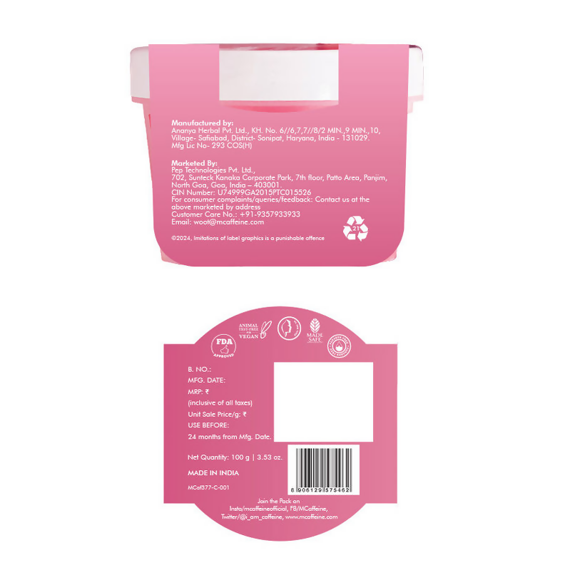 mCaffeine Berry Squeeze Shower Marshmallow Shower Jelly