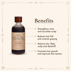 Old School Rituals 63-Herb Hair Elixir All-Natural Hair Oil For Growth Of Strong & Healthy Hair