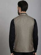 Even Apparels Nehru Jacket With Welt Pockets - Beige