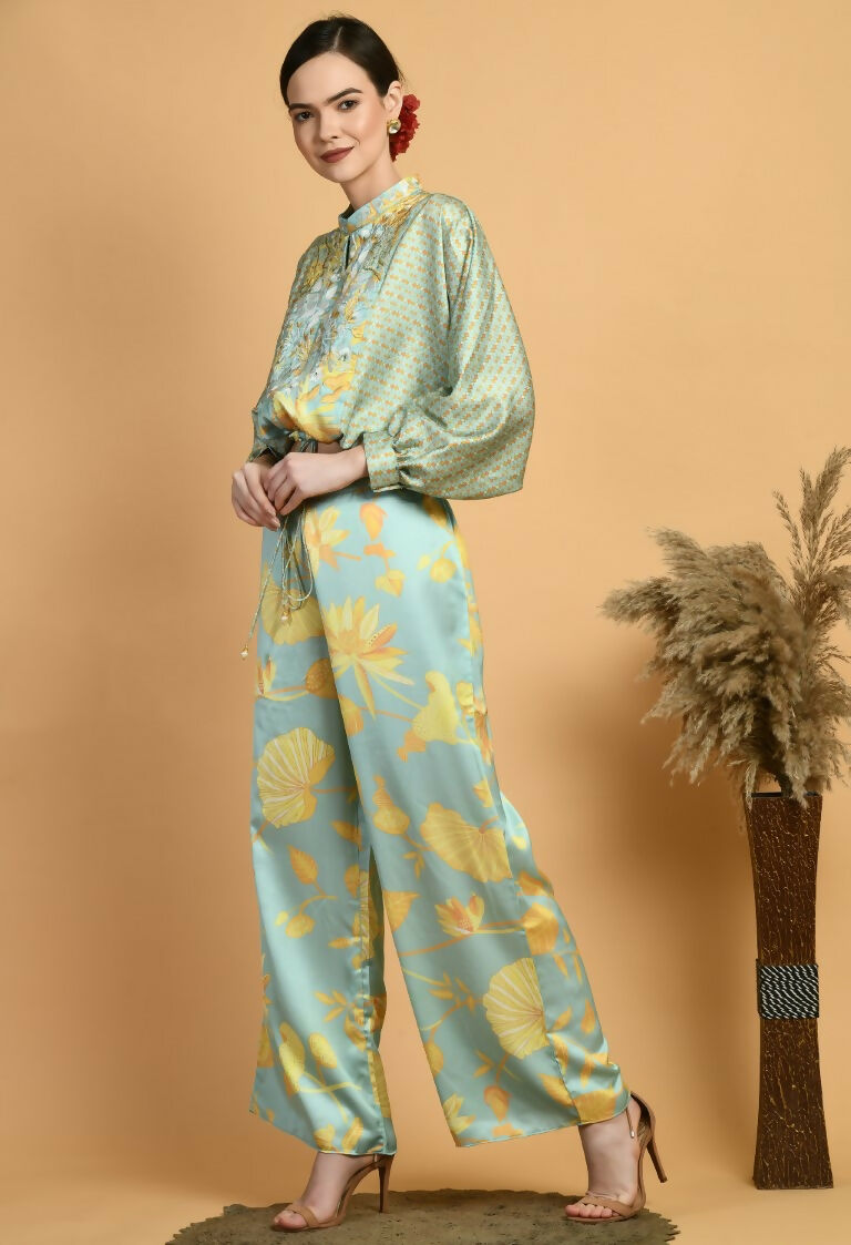 Joban Fashion Green Viscose Kurta Set