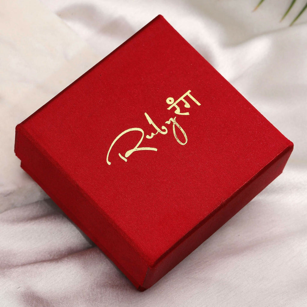Navratan Kundan Ring (Multi Color) - Ruby Raang