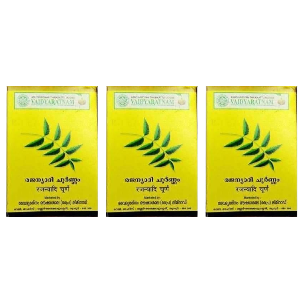 Vaidyaratnam Rajanyadi Choornam - Distacart