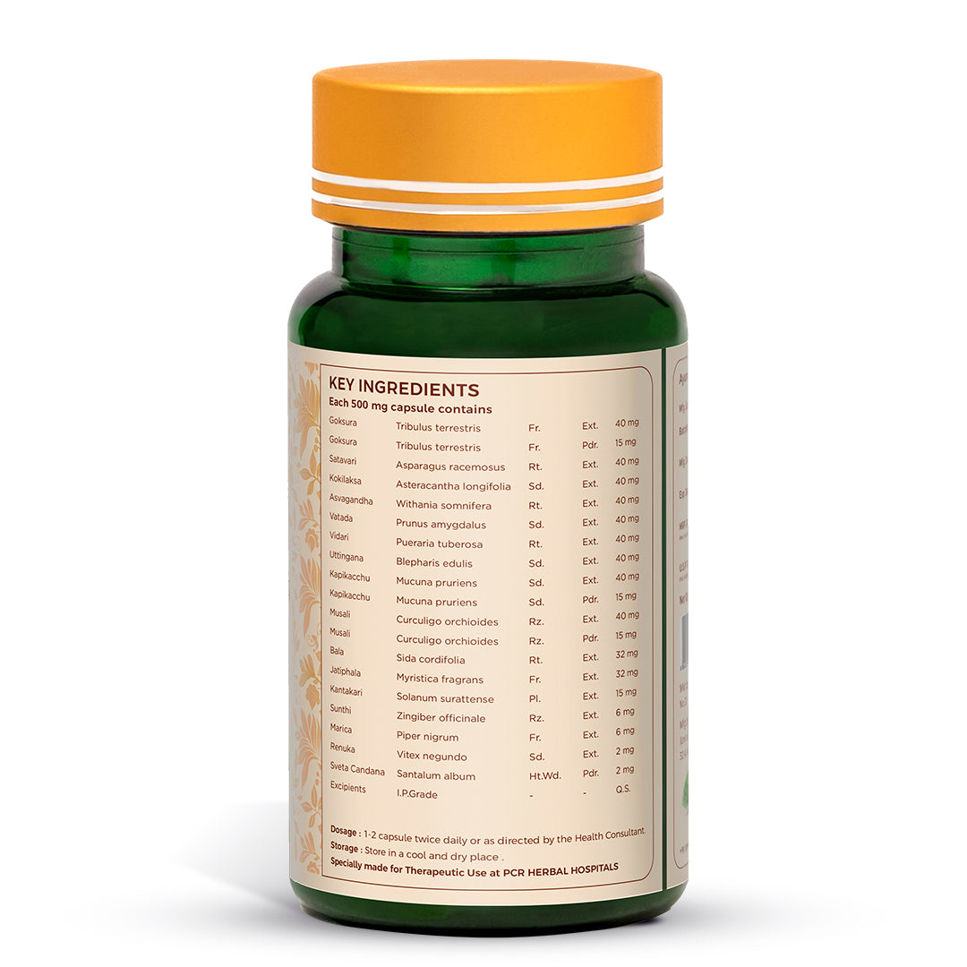 Shreevarma Vajee Care Strong Capsules Men’s Wellness - Distacart