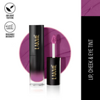 Lakme Xtraordin-Airy One-And-Done Lip, Eye & Cheek Tint - Lavender Mist