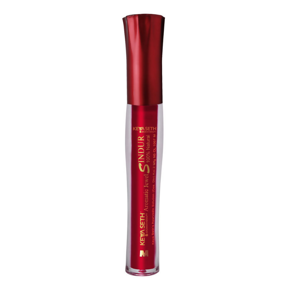 Keya Seth Aromatherapy 100% Natural Liquid Sindoor - Maroon - Distacart