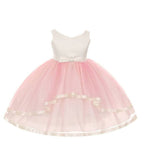 Asmaani Baby Girl's Multi-Coloured Satin A-Line Maxi Full Length Dress (AS-DRESS-22162)