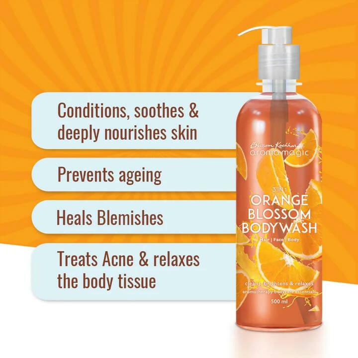 Blossom Kochhar Aroma Magic 3In1 Orange Blossom Bodywash - Distacart