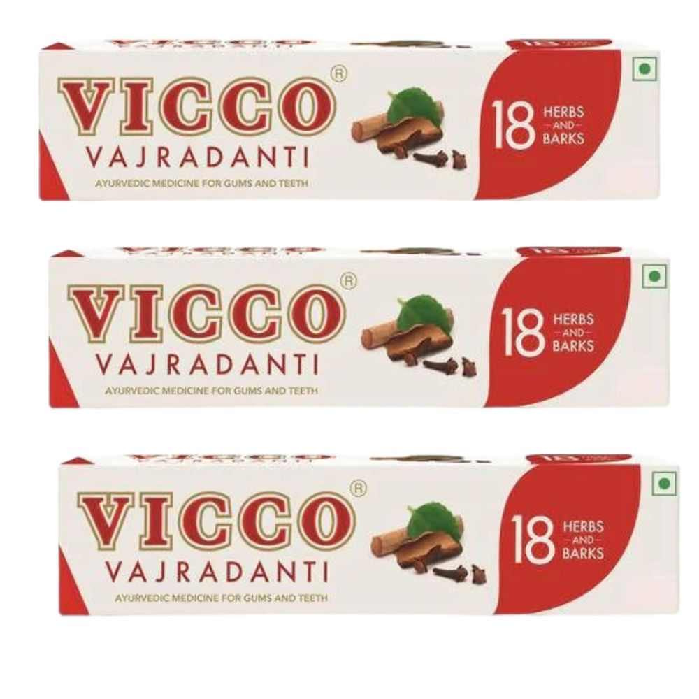 Vicco Vajradanti Ayurvedic 18 Herbs and Barks Toothpaste - Distacart