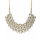 Maharani Layered Choker (Silver) - Ruby Raang
