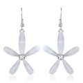 Trendoo Jewelry Gold Plated Stylish Fancy Party Wear White Drops