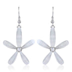 Trendoo Jewelry Gold Plated Stylish Fancy Party Wear White Drops