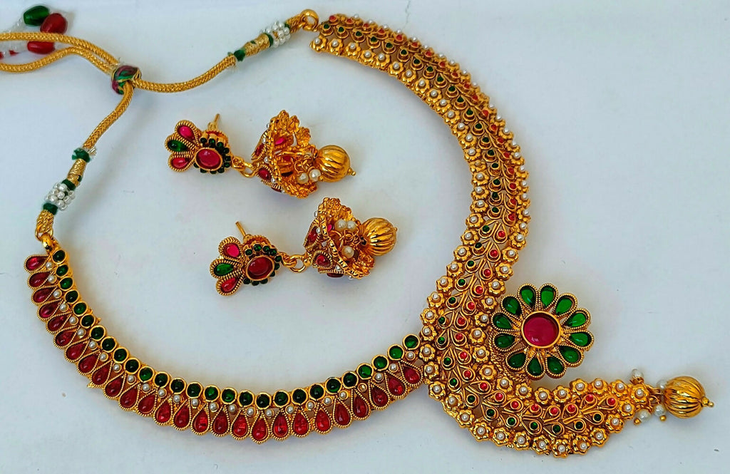 Multicolor Kemp Necklace Set - Distacart