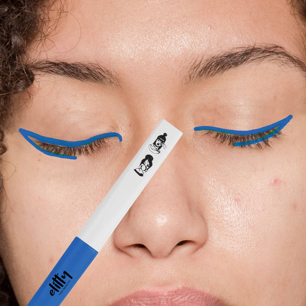Elitty Eye Gotta Feeling - Pop Eyeliner Matte-Main Character- Dark Blue