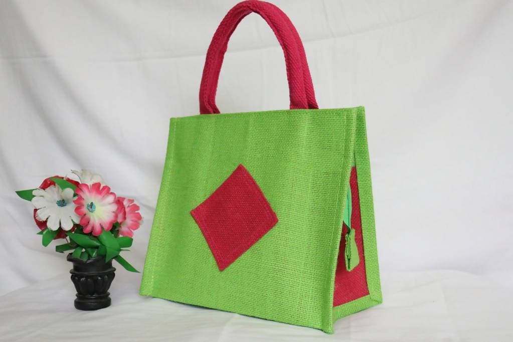 Kids Jute Lunch Bag